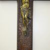 Crucifijo madera y bronce - Imagen 6