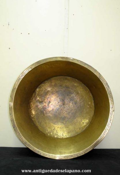 Barreño de latón dorado - Imagen 2