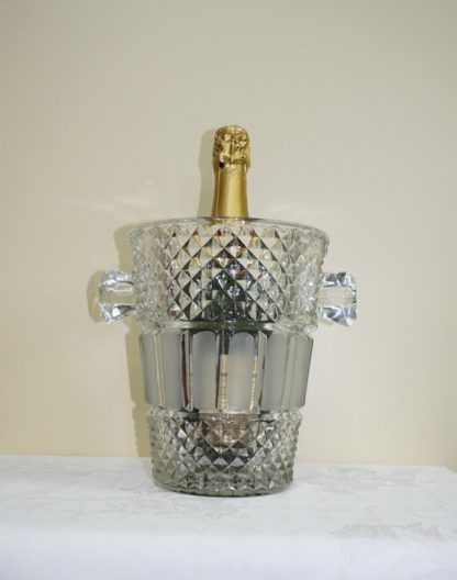Cubo botellero de cristal