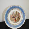 Plato antiguo de porcelana