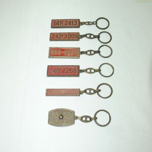 Colección llaveros ferroviarios