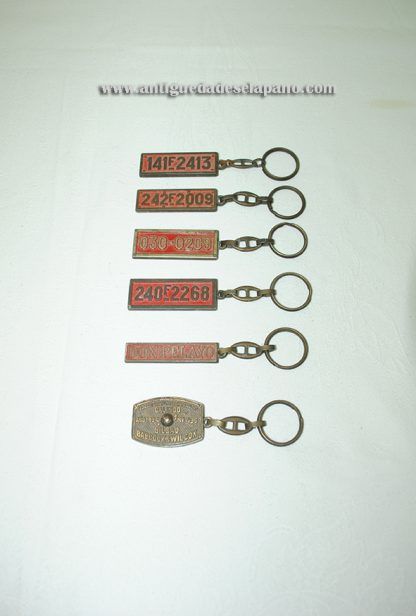 Colección llaveros ferroviarios