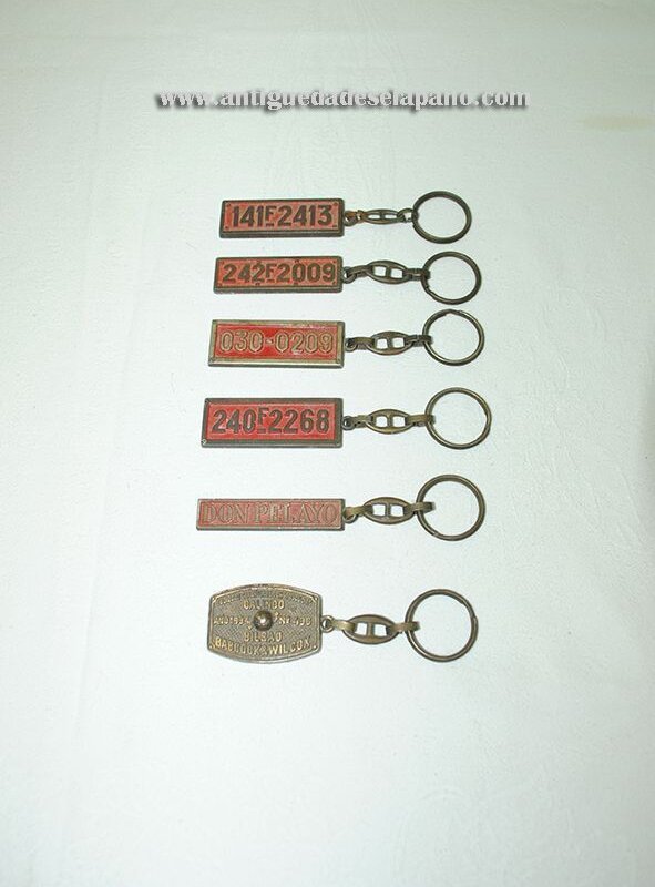 Colección llaveros ferroviarios