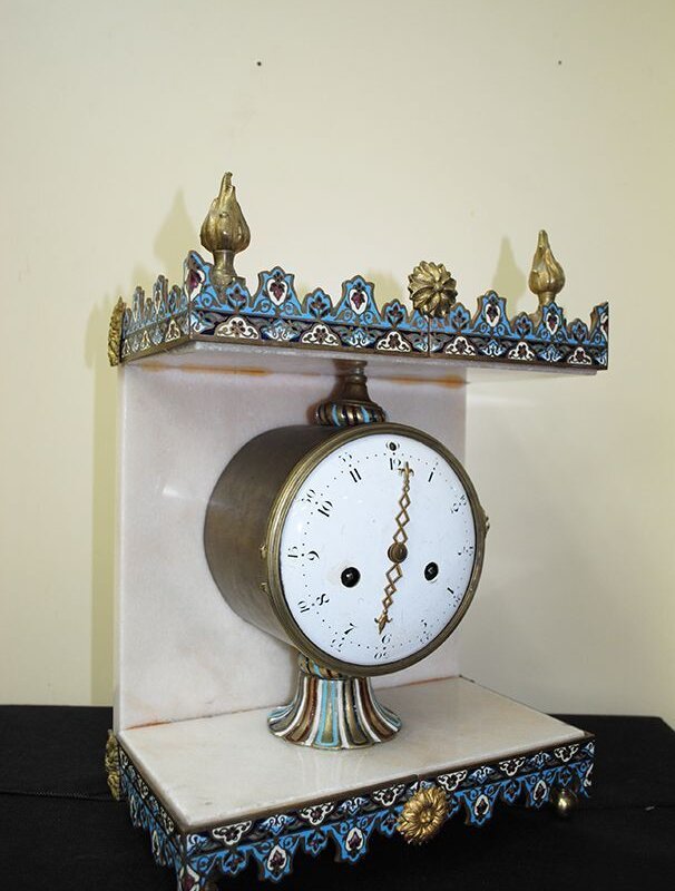 Reloj antiguo esmalte Cloisonné