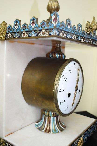 Reloj antiguo esmalte Cloisonné - Imagen 5