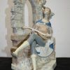 Figura porcelana joven con bandurria - Imagen 3