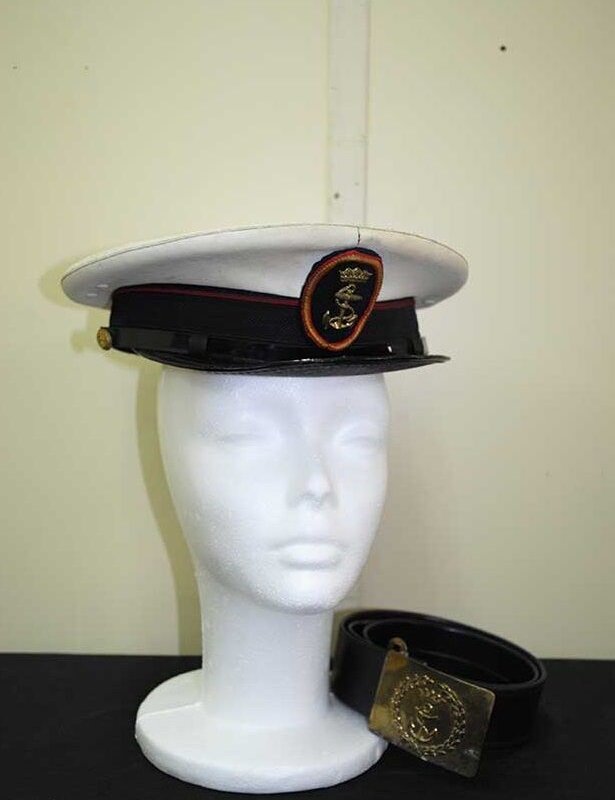 Juego gorra y cinturón infantería