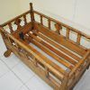 Cuna antigua de madera - Imagen 7