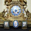 Reloj antiguo y guarnición - Imagen 3