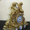 Reloj antiguo y guarnición - Imagen 7