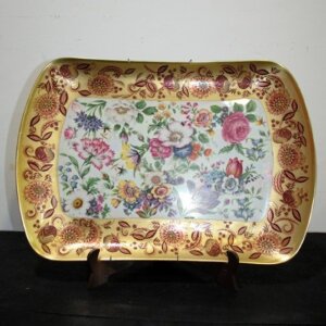Bandeja de porcelana holandesa