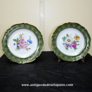 Pareja de platos Limoges