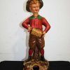 Figura terracota niño con acordeón