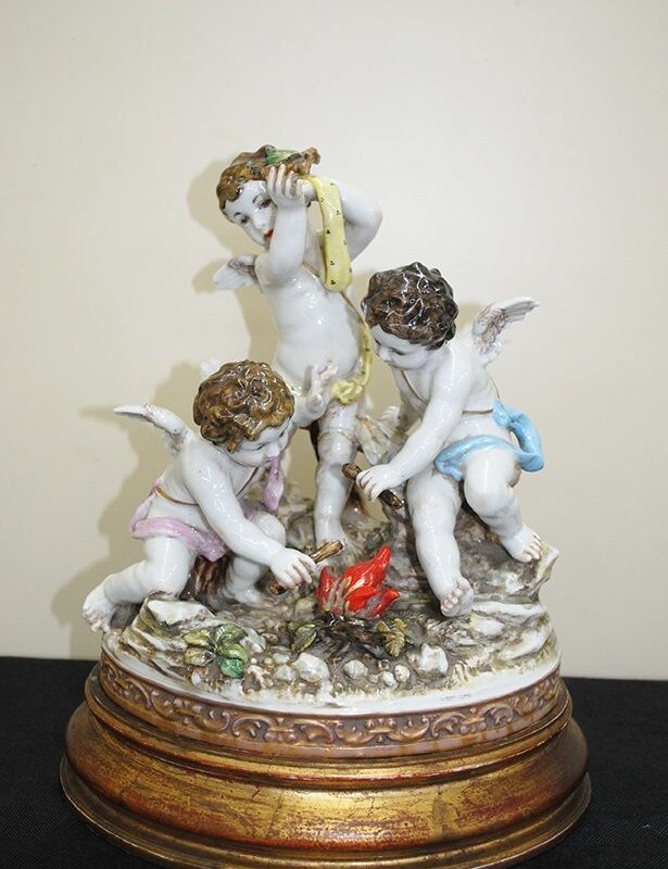 Figura angelitos querubines