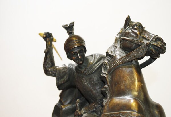 Caballo marmolina y polvo de bronce - Imagen 9