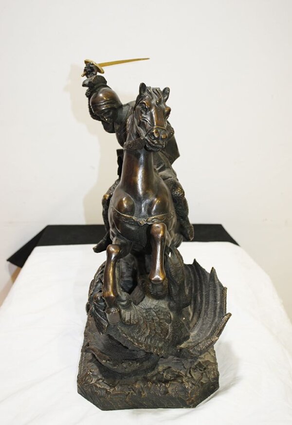 Caballo marmolina y polvo de bronce - Imagen 10