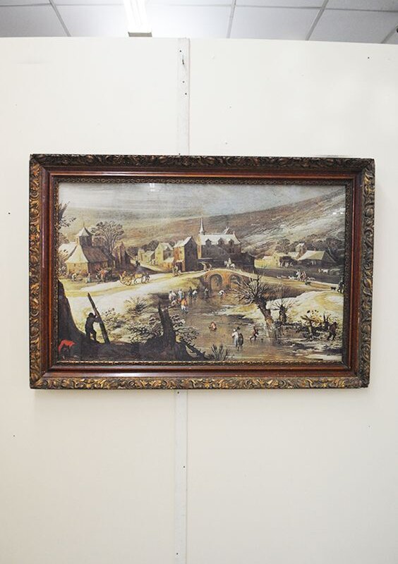 Lámina antigua motivos época