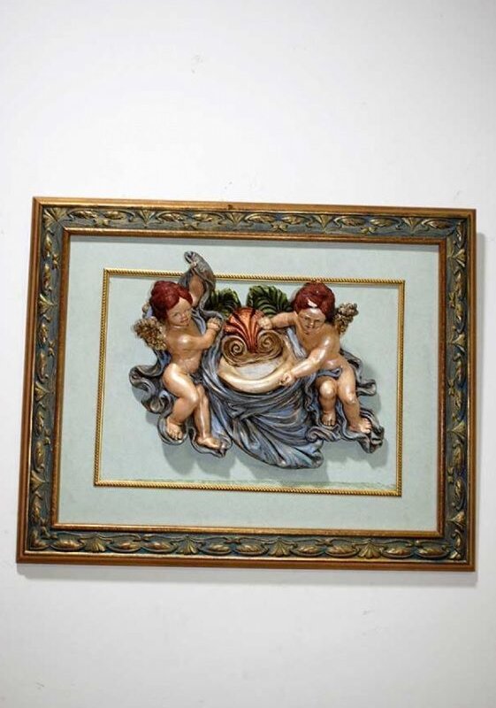 Cuadro benditera angelitos