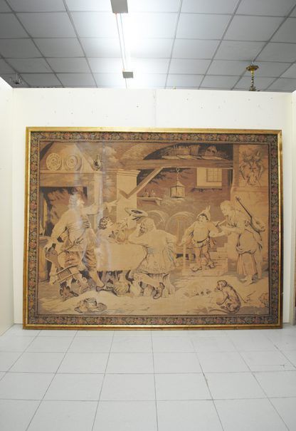 Tapiz antiguo de la época