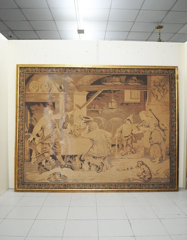 Tapiz antiguo de la época