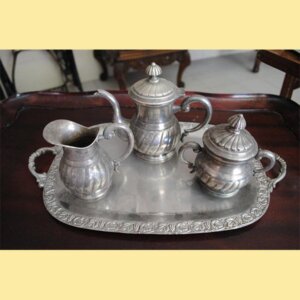 Juego de té alpaca