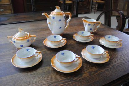Juego de café loza