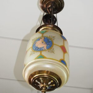 Farol decoración angelitos