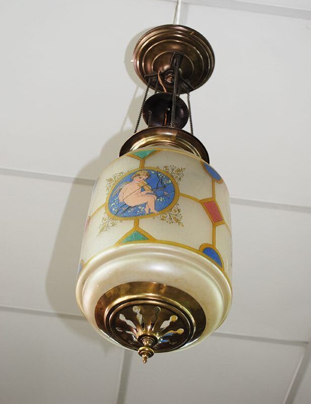 Farol decoración angelitos