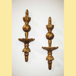 Candelabros de pared madera