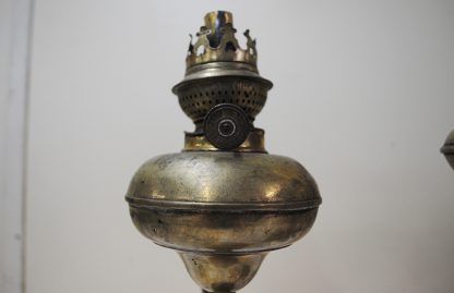 Quinqués antiguos de bronce - Imagen 2