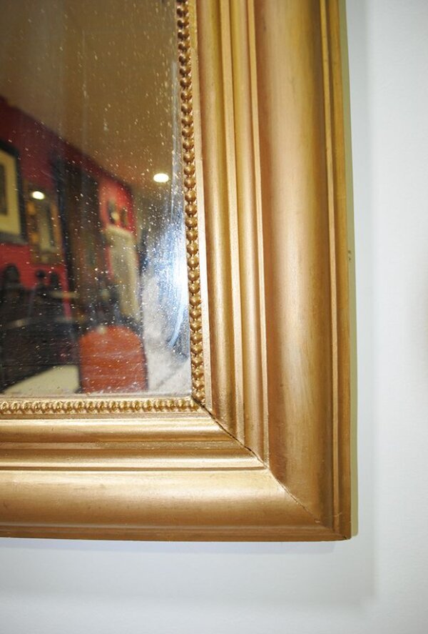 Espejo dorado con copete - Imagen 5