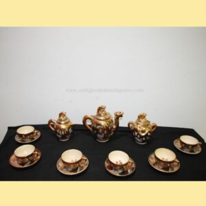 Juego de café porcelana Satsuma