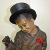Lámpara escultura terracota - Imagen 2