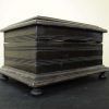 Caja antigua madera negra - Imagen 6