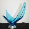 Centro de mesa azul vintage