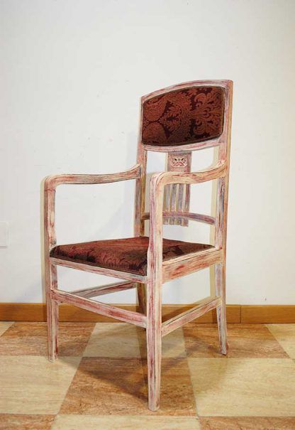 Sillón estilo Modernista decapado - Imagen 5