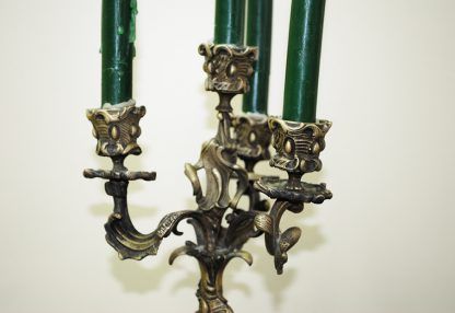 Candelabro bronce S.XIX - Imagen 3