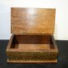 Caja antigua madera y latón - Imagen 4