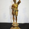 Candelabros guerreros bronce - Imagen 4