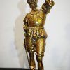 Candelabros guerreros bronce - Imagen 5