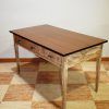 Mesa decapada con tablero marrón - Imagen 6