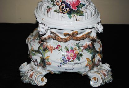 Jarrón S.XIX porcelana esmaltada - Imagen 9