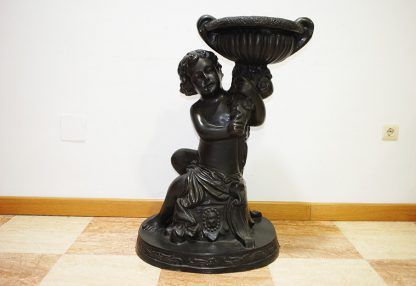 Macetero de bronce angelito - Imagen 3