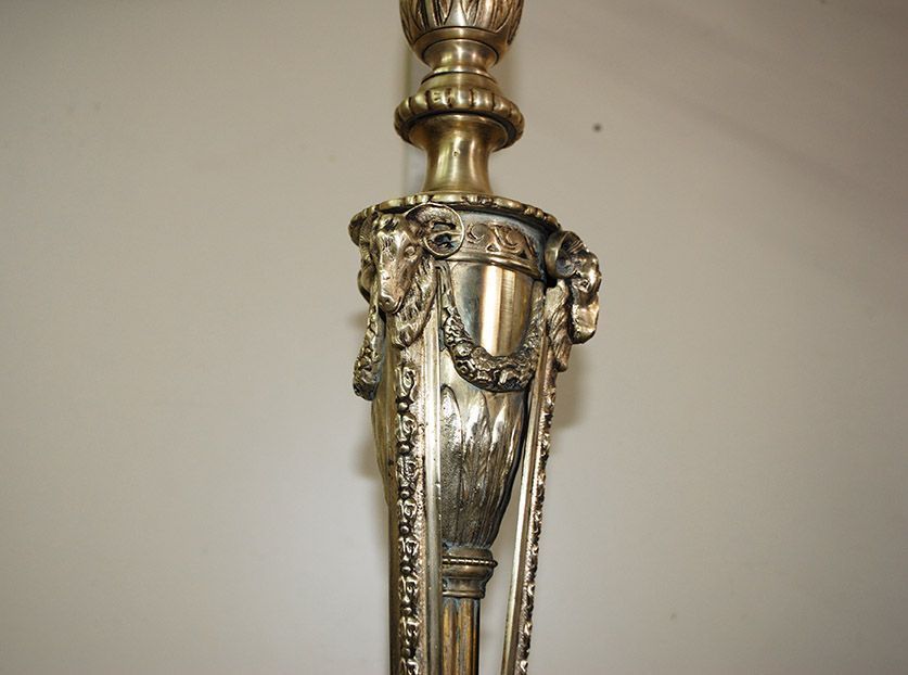 Lámpara candelabro de pie - Antiguedades El Apaño