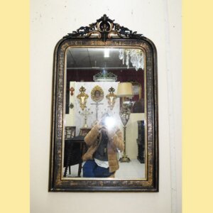 Espejo antiguo ebonizado