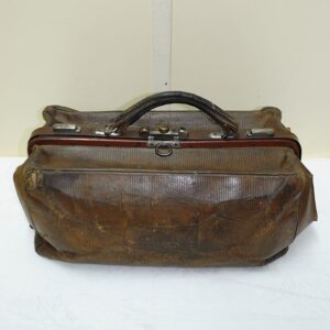 Bolso maletín de cuero