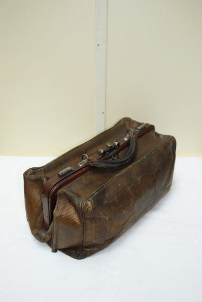 Bolso maletín de cuero - Imagen 3