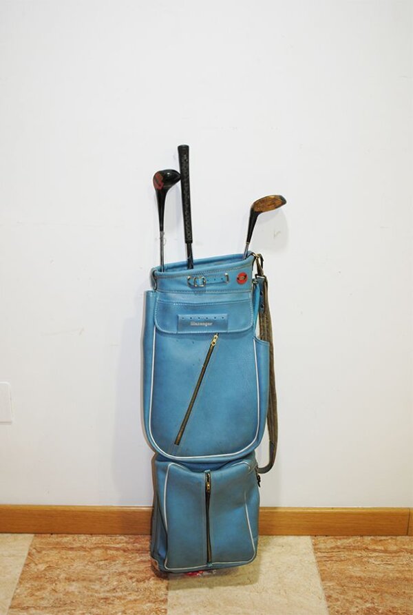 Bolsa azul palos de golf - Imagen 2