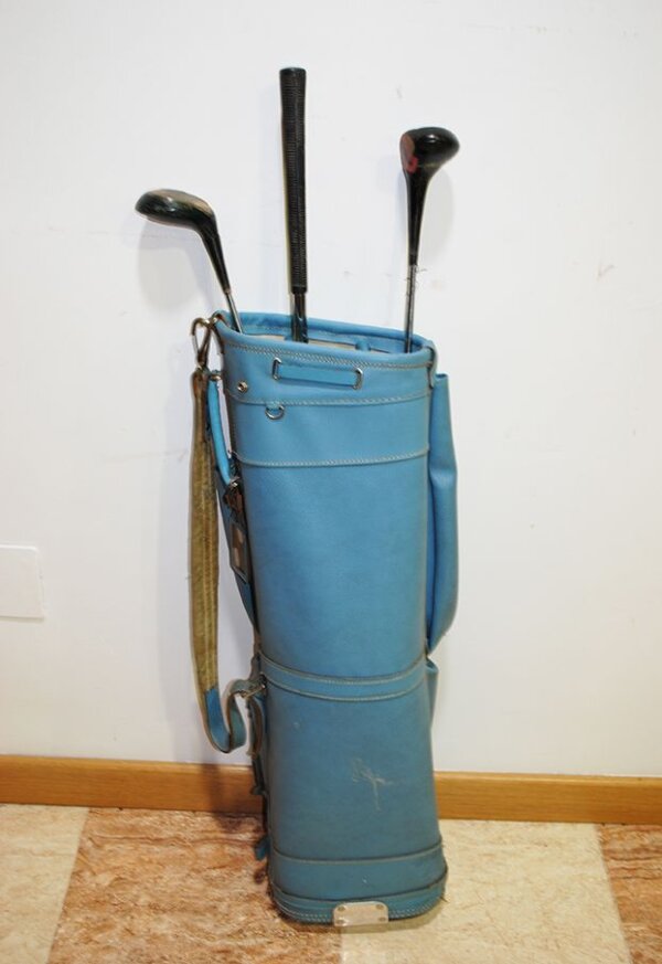 Bolsa azul palos de golf - Imagen 8
