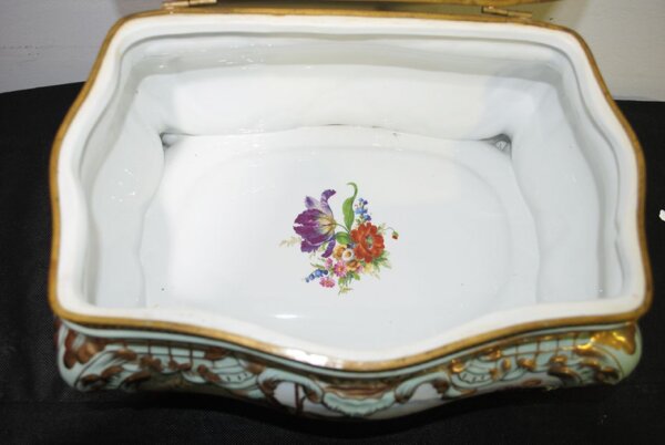 Gran joyero de porcelana - Imagen 8